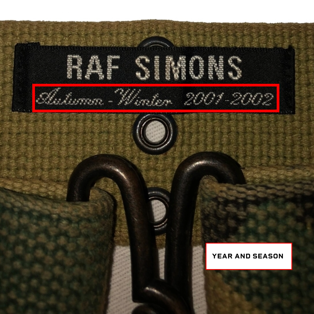 【RAF SIMONS】 22AW スカーフフーデイ タグ有り FRAY I.D オリジナルスカーフ(スカーフ・バンダナ